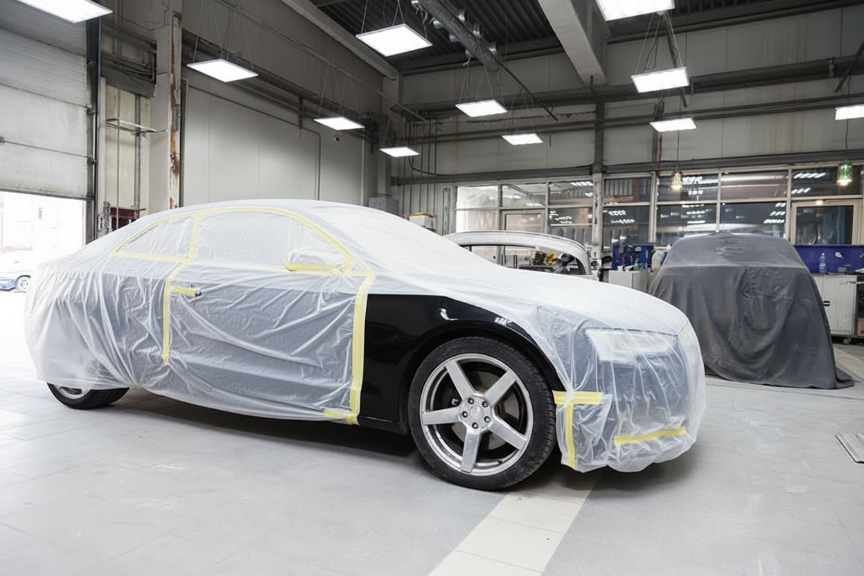 покраска переднего крыла